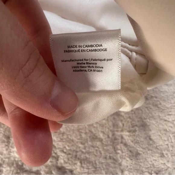 Melie Bianco | Alexandra cream vegan Top Handle Bag - Picture 11 of 11